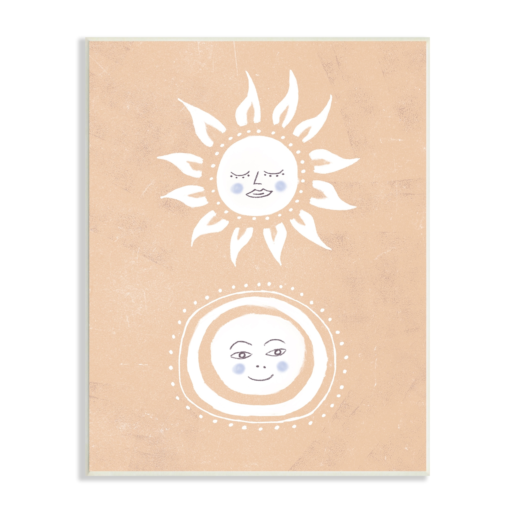 Stupell Industries Rising Sun and Moon Children's Boho Chic Sky, 10 x 15, Design by Tina Devins
