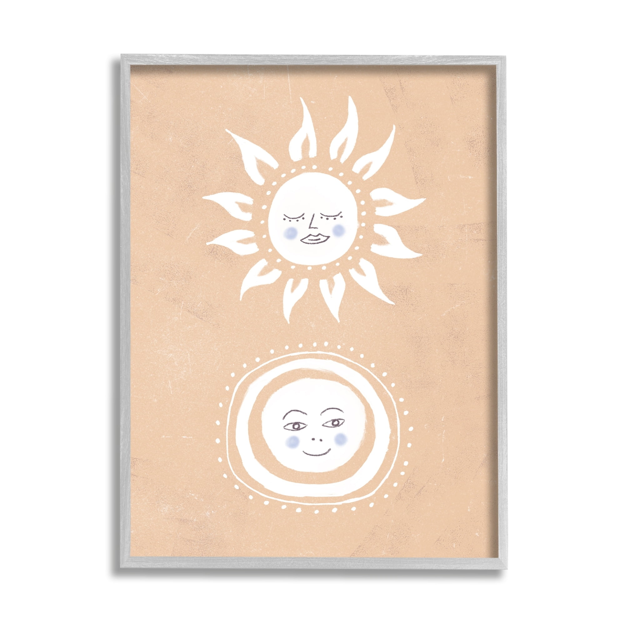 Stupell Industries Rising Sun and Moon Children's Boho Chic Sky, 24 x 30, Design by Tina Devins
