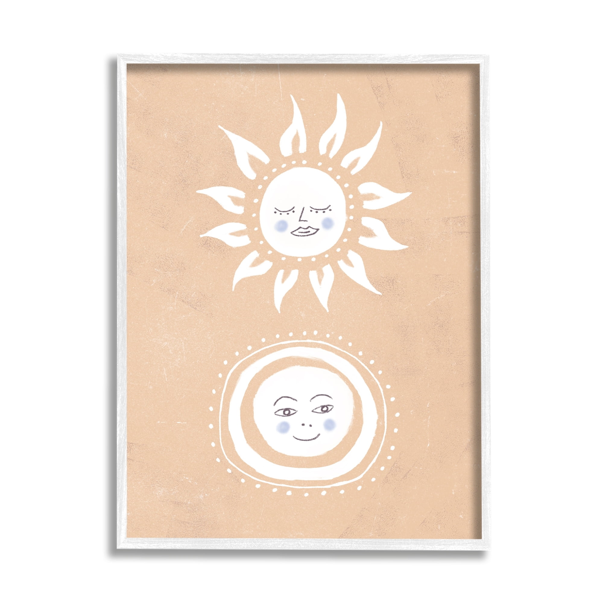 Stupell Industries Rising Sun and Moon Children's Boho Chic Sky, 24 x 30, Design by Tina Devins