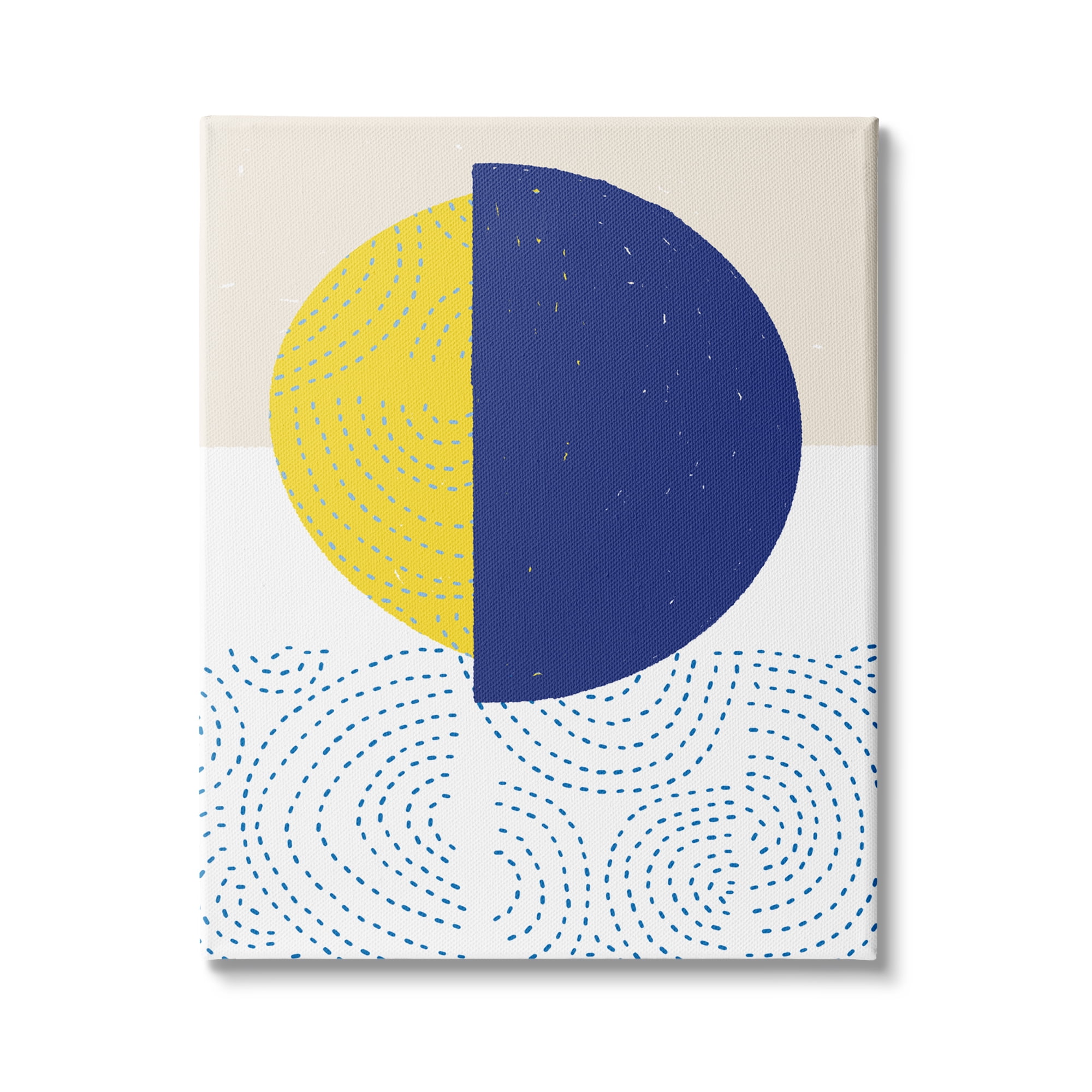 Stupell Industries Rising Sun over Ocean Waves Abstract Striped Patterns, 24 x 30, Design by Jen Bucheli