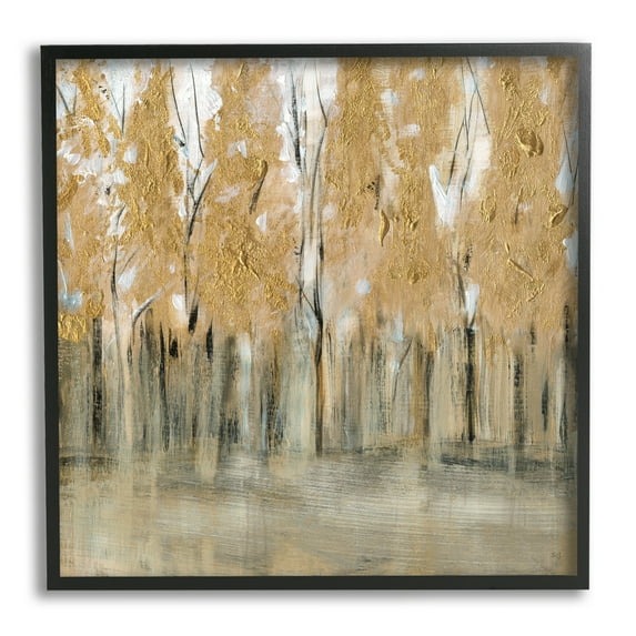 Stupell Industries Rising Tree Forest Abstract Nature Landscape Brown Grey, 12 x 12, Design by Susan Jill