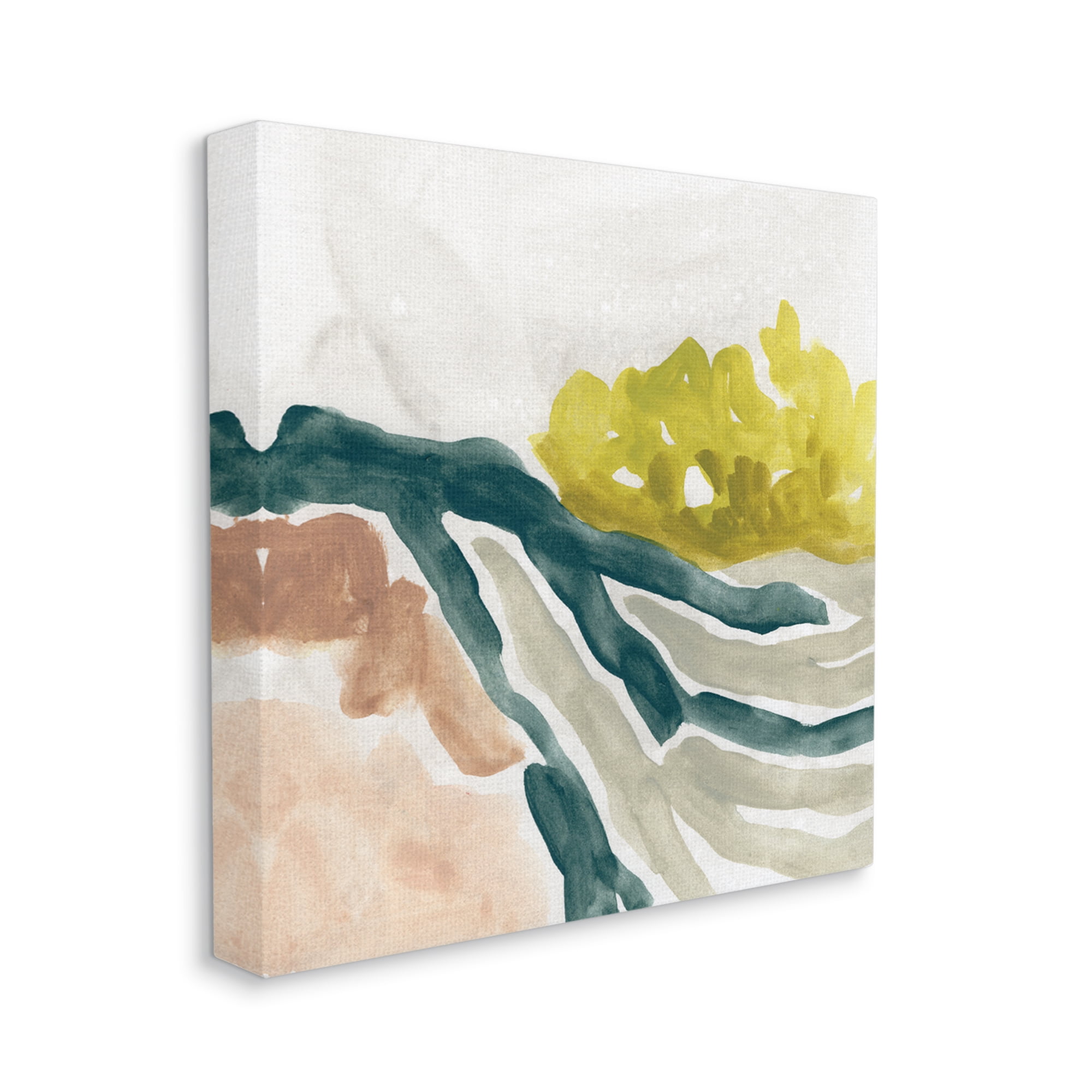 Stupell Industries River Stream Running Soft Abstract Nature Landscape, 24 x 24, Designed by June Erica Vess