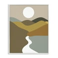 thumbnail image 1 of Stupell Industries River Towards Mountains Landscape Painting White Framed Art Print Wall Art, 24 x 30, 1 of 10