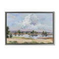 thumbnail image 1 of Stupell Industries River View Overhead Clouds Landscape & Nature Painting Gray Floater Framed Canvas Art Print Wall Art, 25 x 17, 1 of 10