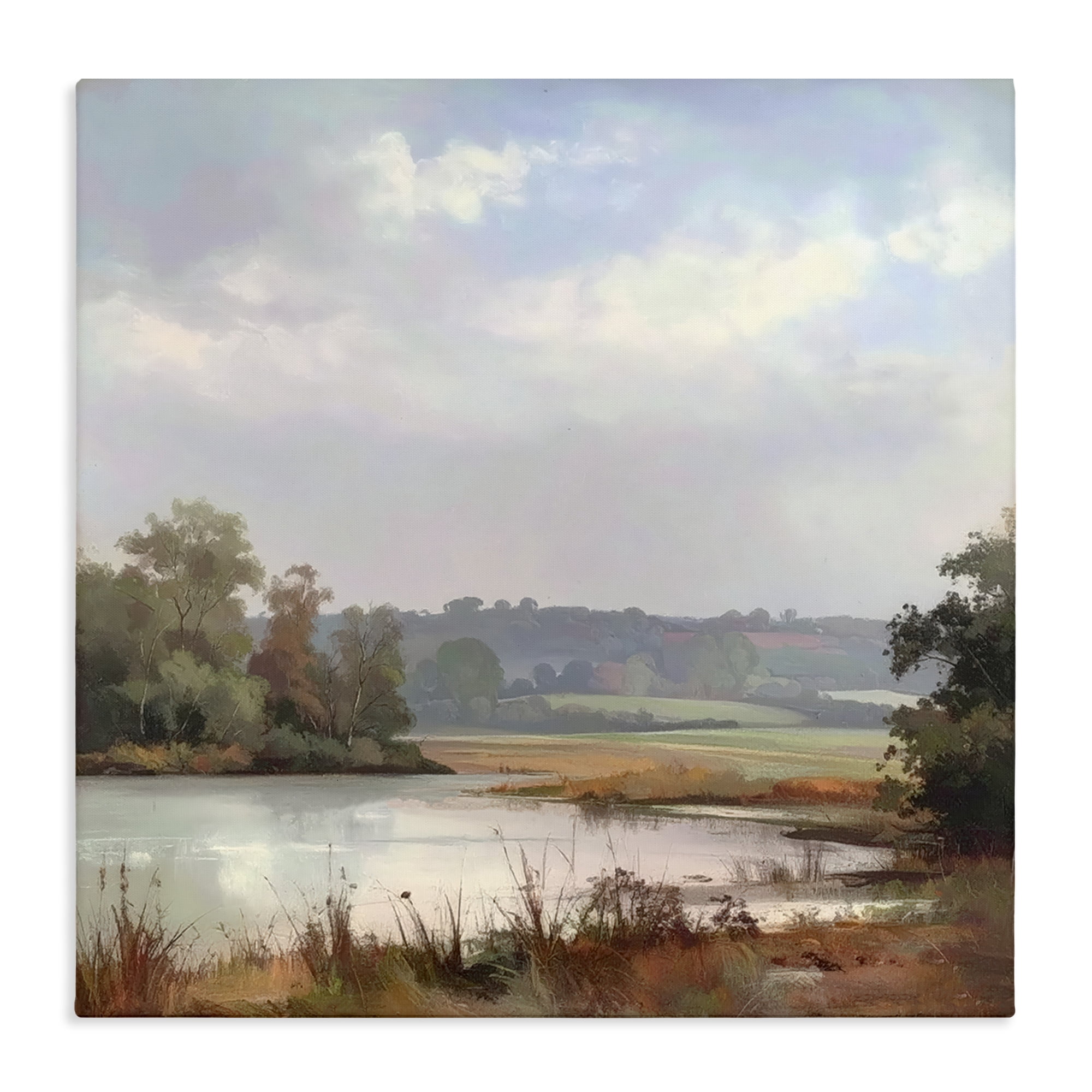 Stupell Industries Riverside Grove Scenery Canvas Wall Art, design by Alonza Saunders