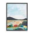 thumbnail image 1 of Stupell Industries Riverside Mountain Landscape Scene Painting Black Framed Art Print Wall Art, Design by Jan Weiss, 1 of 7