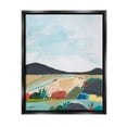thumbnail image 1 of Stupell Industries Riverside Mountain Landscape Scene Painting Jet Black Floating Framed Canvas Print Wall Art, Design by Jan Weiss, 1 of 6