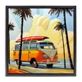 thumbnail image 1 of Stupell Industries Tropical Road Trip Beach Van Black Floating Frame Canvas Art, 18 x 18, by John Jaster, 1 of 8