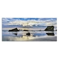 thumbnail image 1 of Stupell Industries Rocks Protruding on Beach Nautical & Beach Photography Wrapped Canvas Art Print Wall Art, 40 x 17, 1 of 8