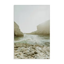 Stupell Industries Rocky Beach Cove Landscape Photography Gallery Wrapped Canvas Art Print Wall Art, 16 x 24