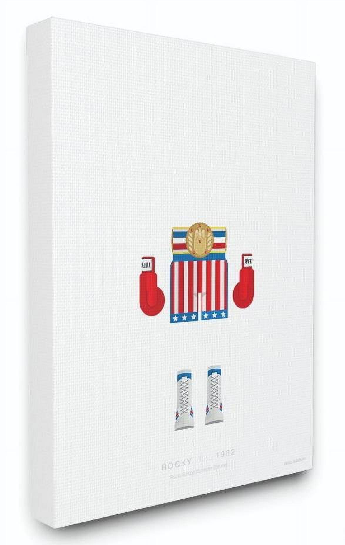 Stupell Industries Rocky Famous People Characters Fashion Design Canvas Wall Art by Fred Birchal