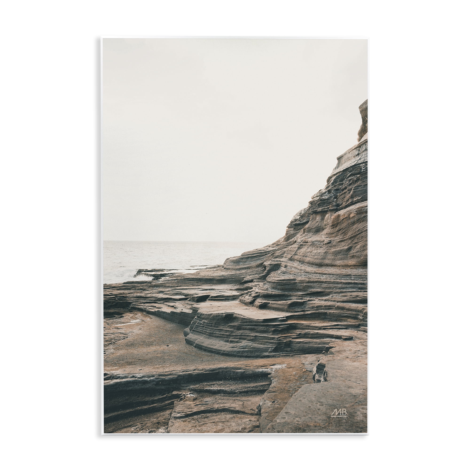 Stupell Industries Rocky Hawaiian Shore Landscape & Nature Photography Unframed Art Print Wall Art, 13 x 19