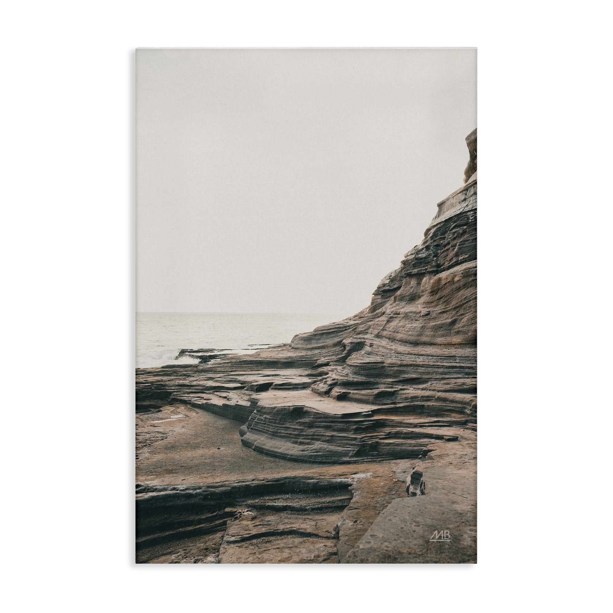Stupell Industries Rocky Hawaiian Shore Landscape & Nature Photography Wrapped Canvas Art Print Wall Art, 20 x 30