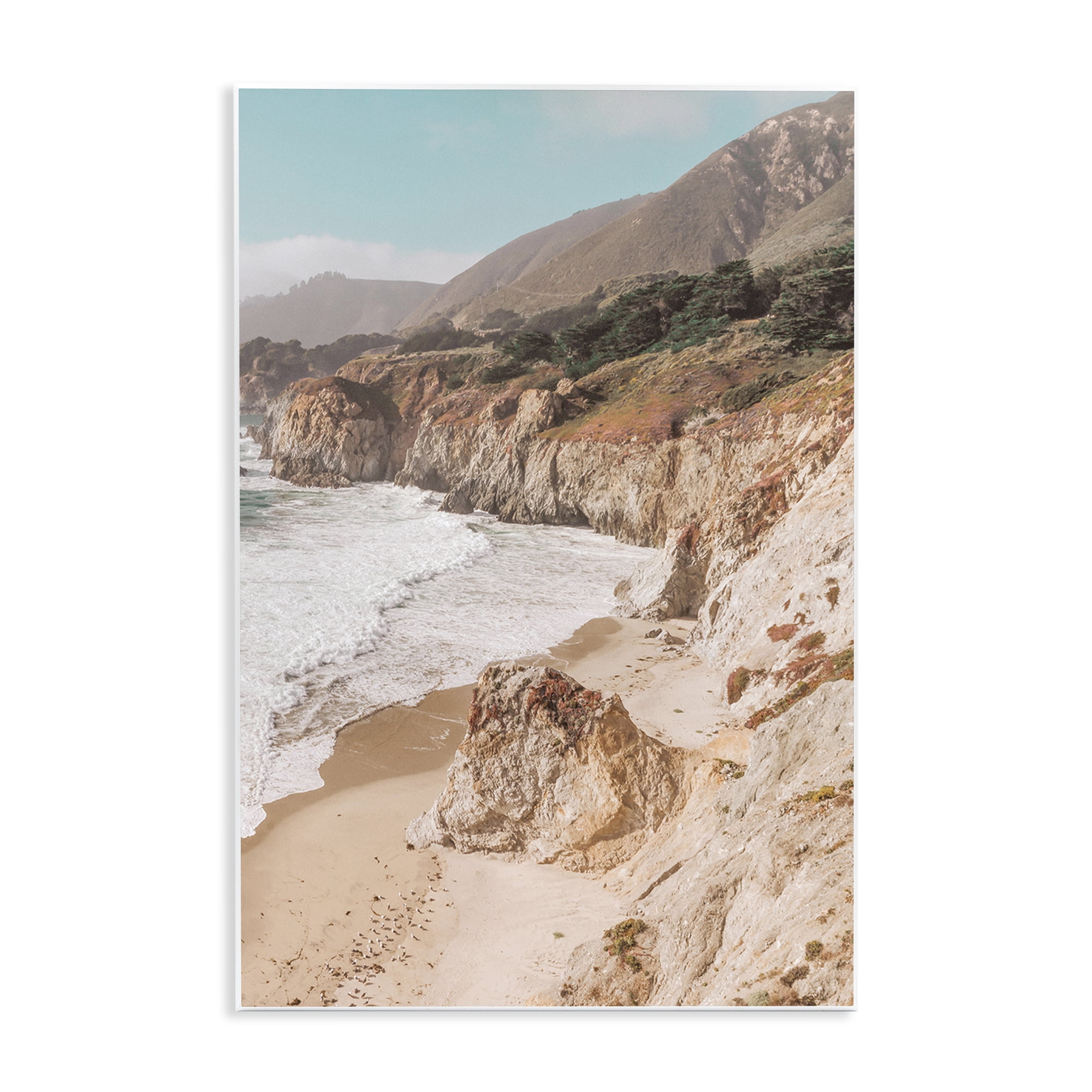 Stupell Industries Rocky Ocean Cove Landscape & Nature Photography Unframed Art Print Wall Art, 10 x 15