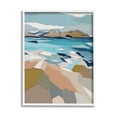 thumbnail image 1 of Stupell Industries Rocky Ocean Shore Beach Landscape Graphic Art White Framed Art Print Wall Art, Design by Nikita Jariwala, 1 of 8