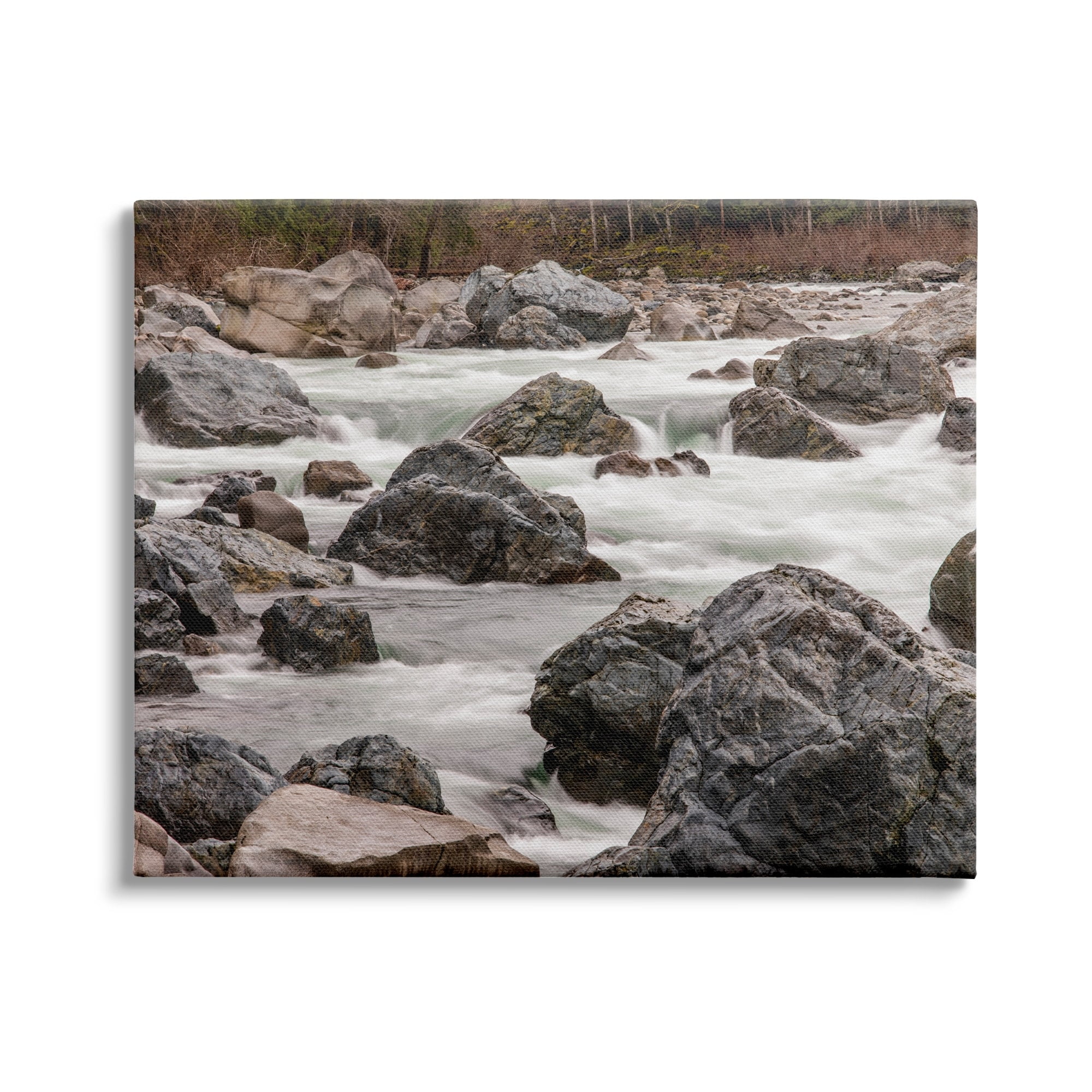 Stupell Industries Rocky River Stream Flowing Water Landscape Photography, 20 x 16,Design by Matheson