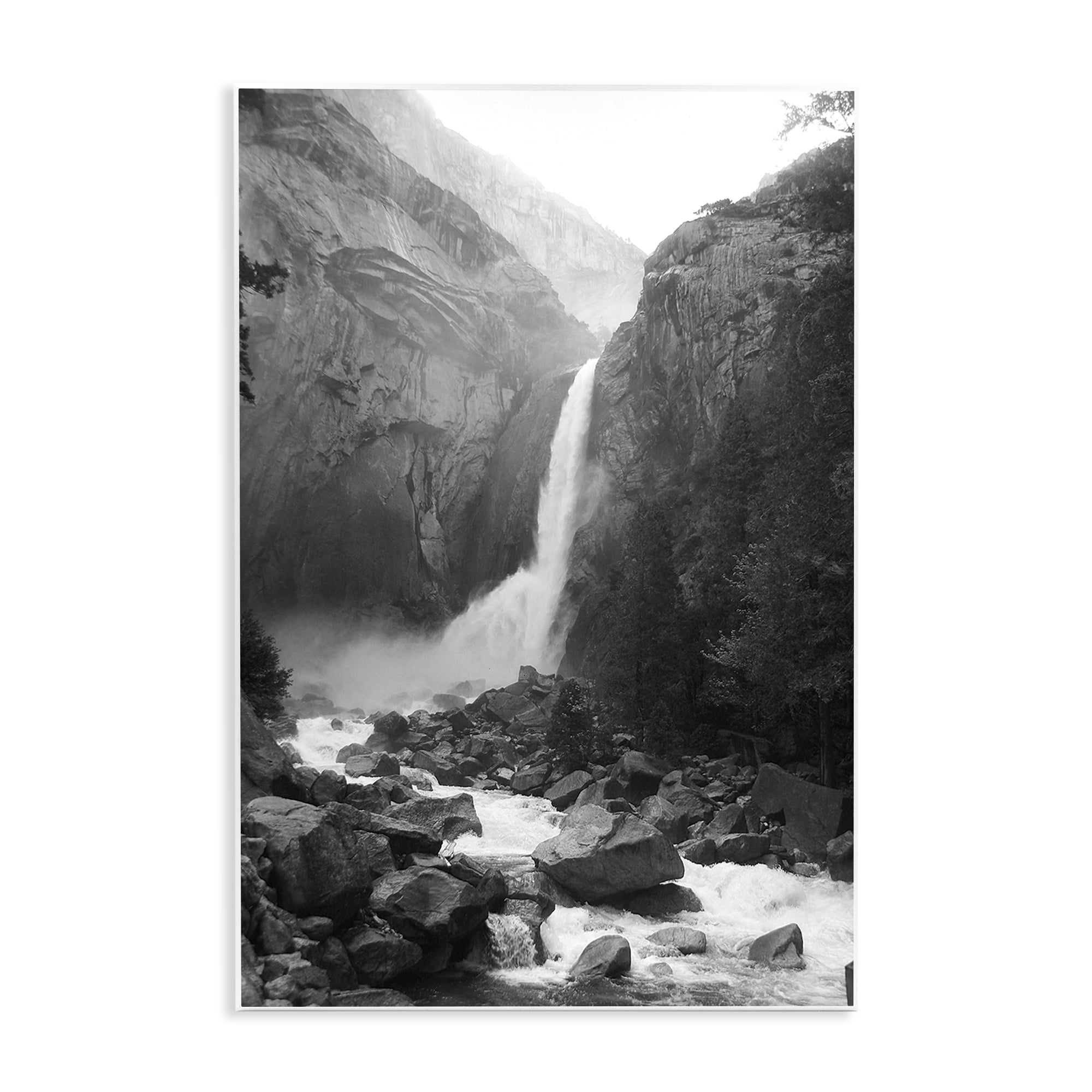 Stupell Industries Rocky Yosemite Falls Wall Plaque Art, design by Kim Curinga