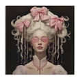 thumbnail image 1 of Stupell Industries Traditional Rococo Woman Opulent Ribbons Canvas Art, 17 x 17, by Grotto Studios, 1 of 8