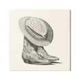 thumbnail image 1 of Stupell Industries Rodeo Boots Drawing Beauty & Fashion Drawing Gallery Wrapped Canvas Print Wall Art, 24 x 24, 1 of 8