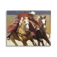 thumbnail image 1 of Stupell Industries Rodeo Cowboy Painting Animals & Insects Painting Gallery Wrapped Canvas Print Wall Art, 48 x 36, 1 of 7