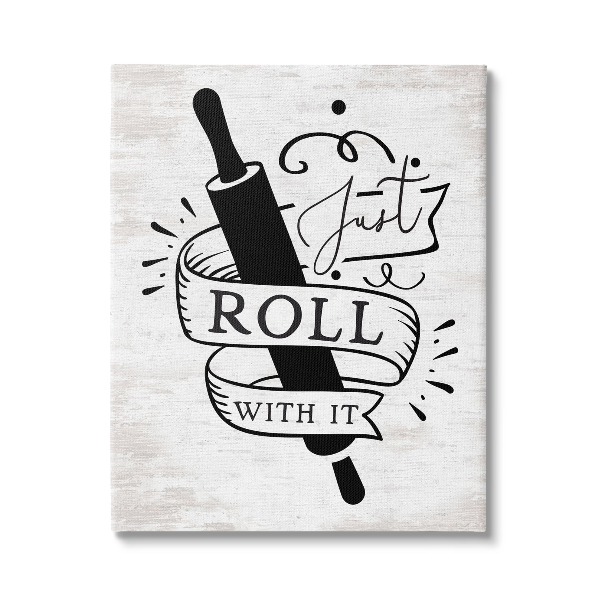 Stupell Industries Roll With It Kitchen Food & Beverage Painting Gallery Wrapped Canvas Print Wall Art, 30 x 40