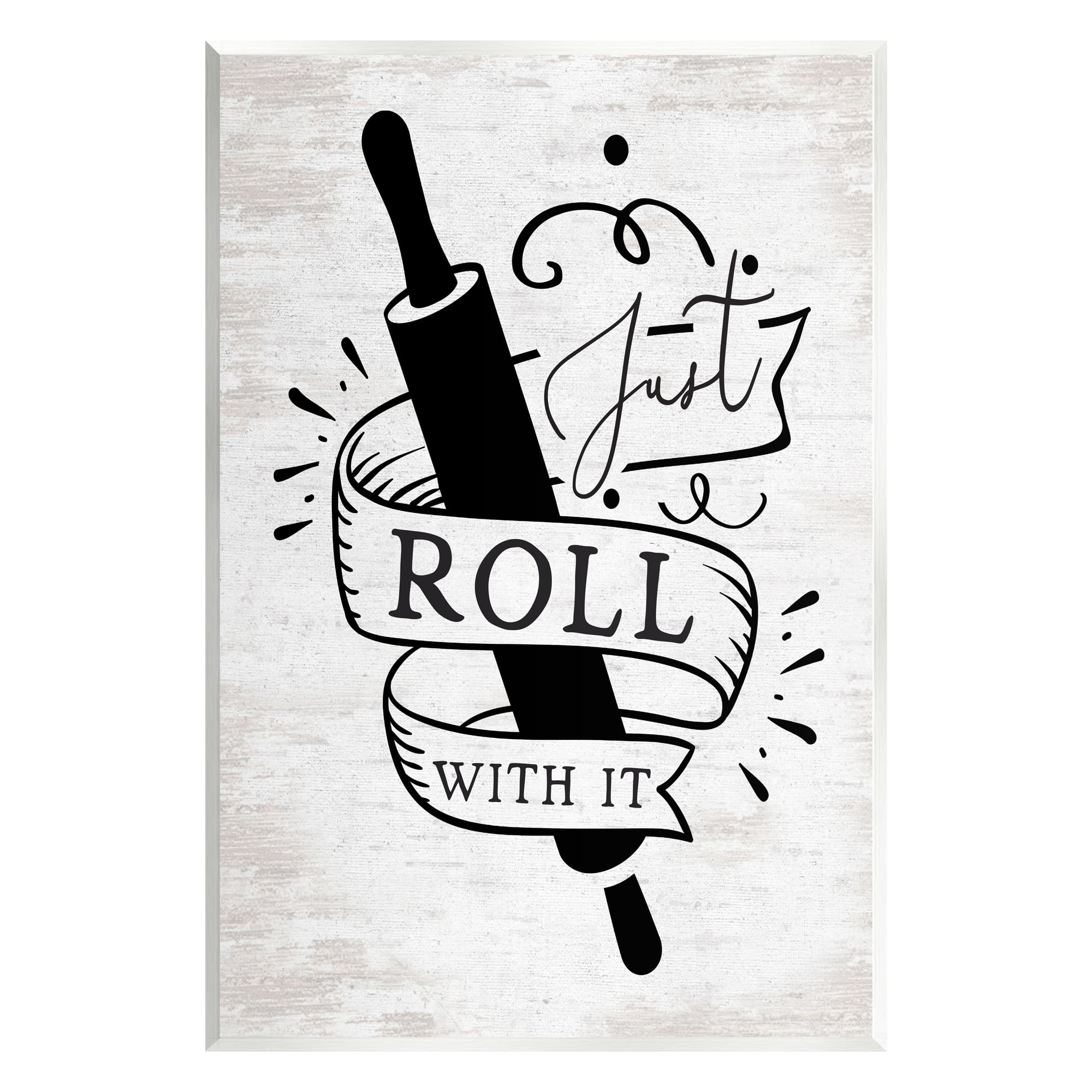 Stupell Industries Roll With It Kitchen Food & Beverage Painting Unframed Art Print Wall Art, 10 x 15
