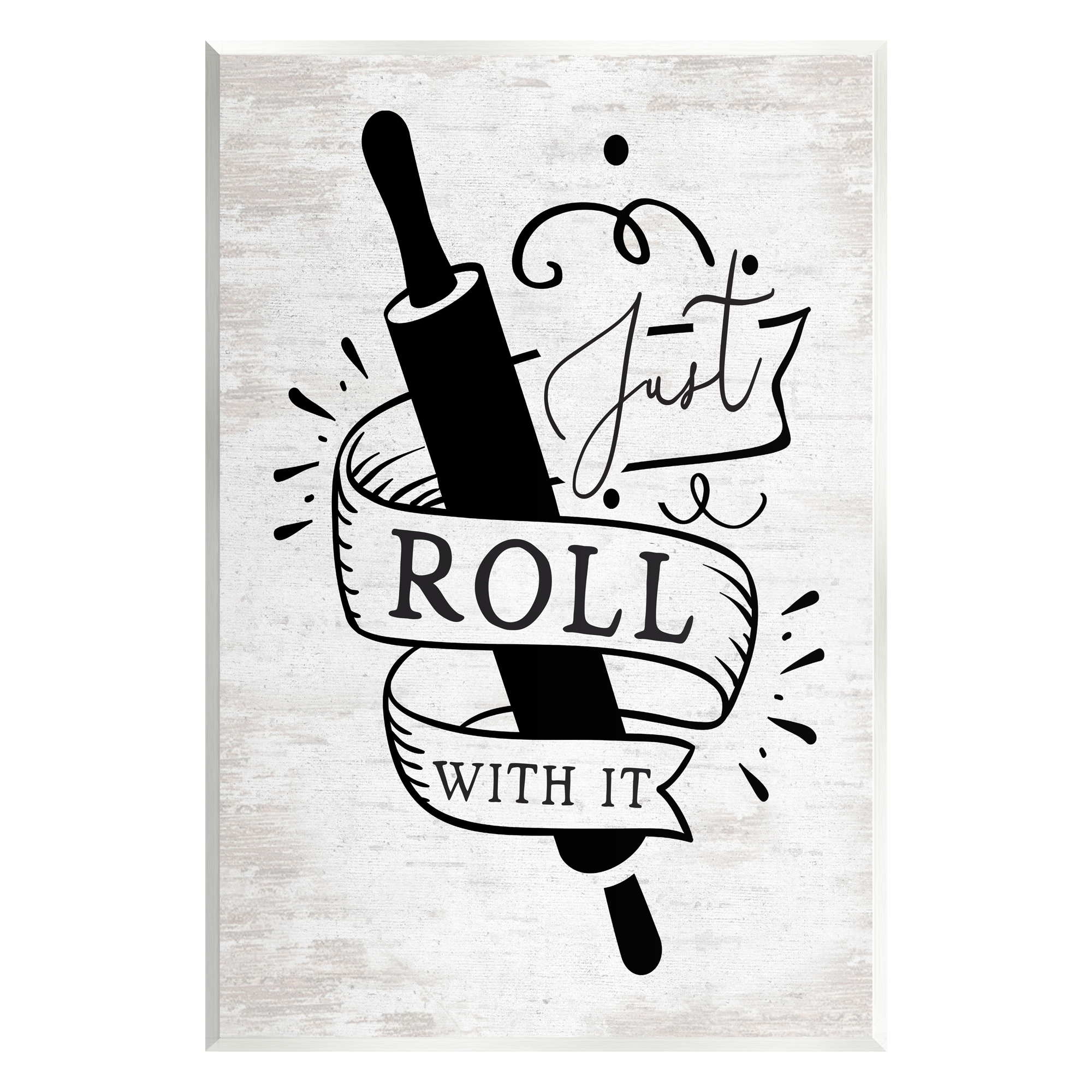Stupell Industries Roll With It Kitchen Food & Beverage Painting Unframed Art Print Wall Art, 13 x 19