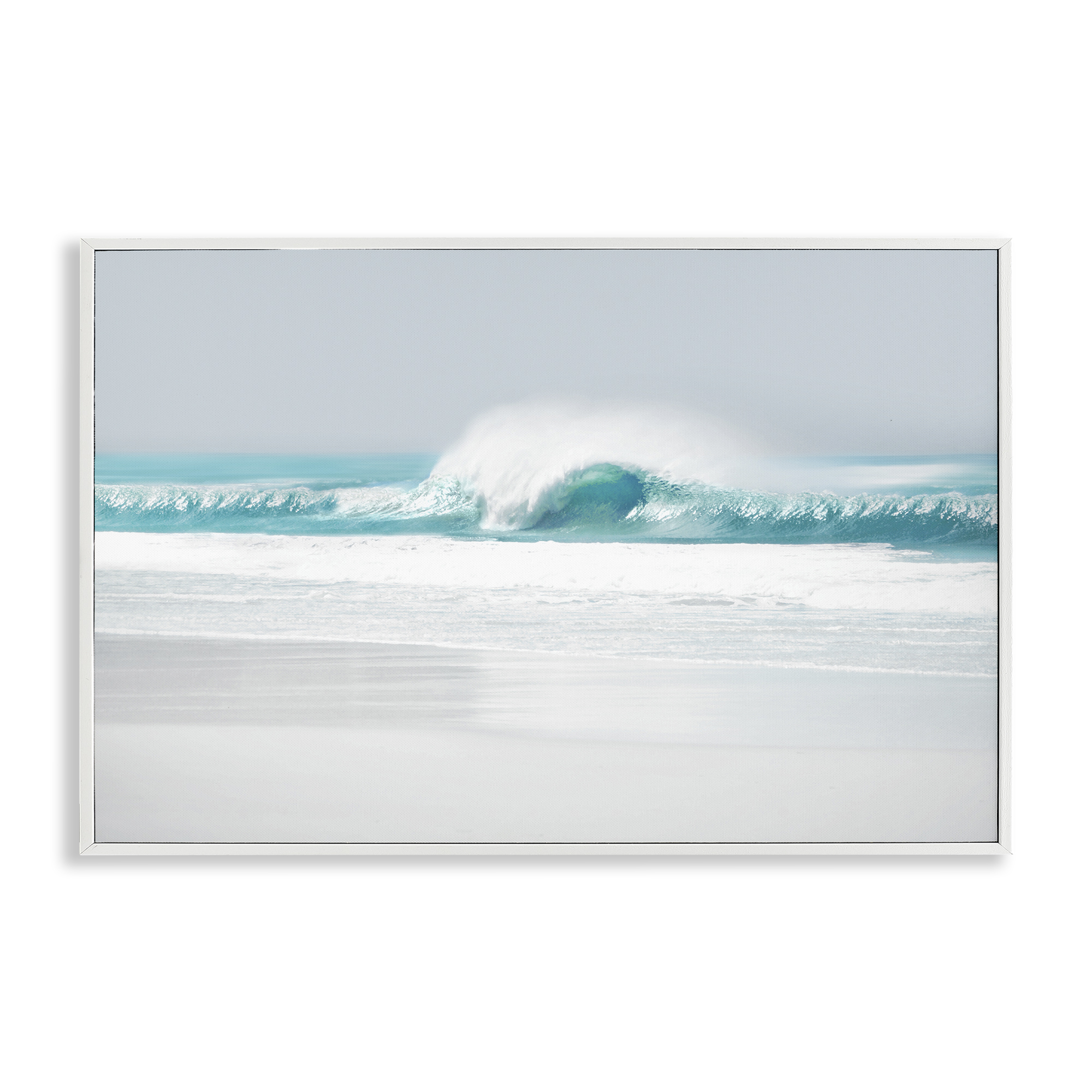 Stupell Industries Rolling Aqua Waves Landscape & Nature Photography ...