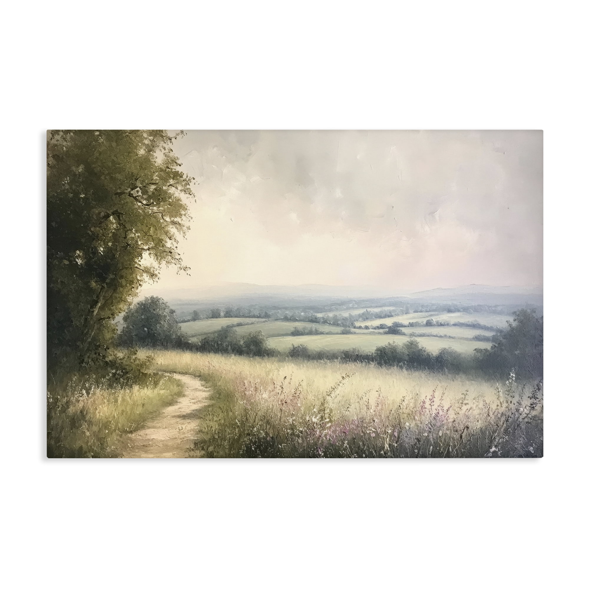 Stupell Industries Rolling Farmlands in Distance Canvas Wall Art, design by Petal Prints Design