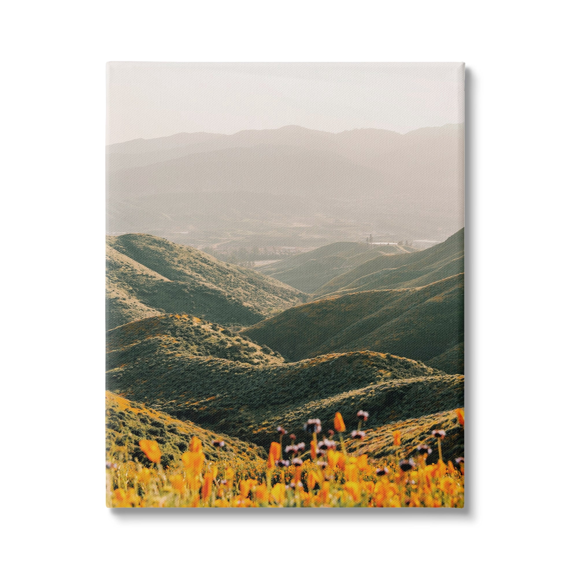 Stupell Industries Rolling Hills Meadow Landscape Landscape Photography Gallery Wrapped Canvas Print Wall Art