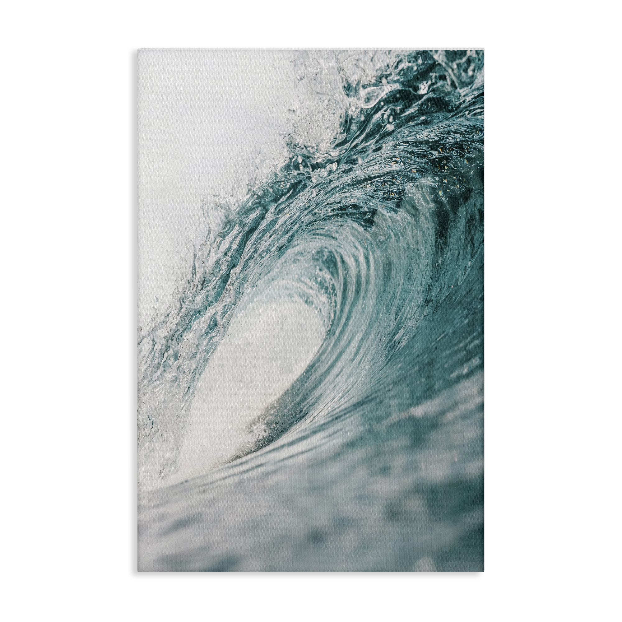 Stupell Industries Rolling Surf Waves Nautical & Beach Photography Wrapped Canvas Art Print Wall Art, 20 x 30