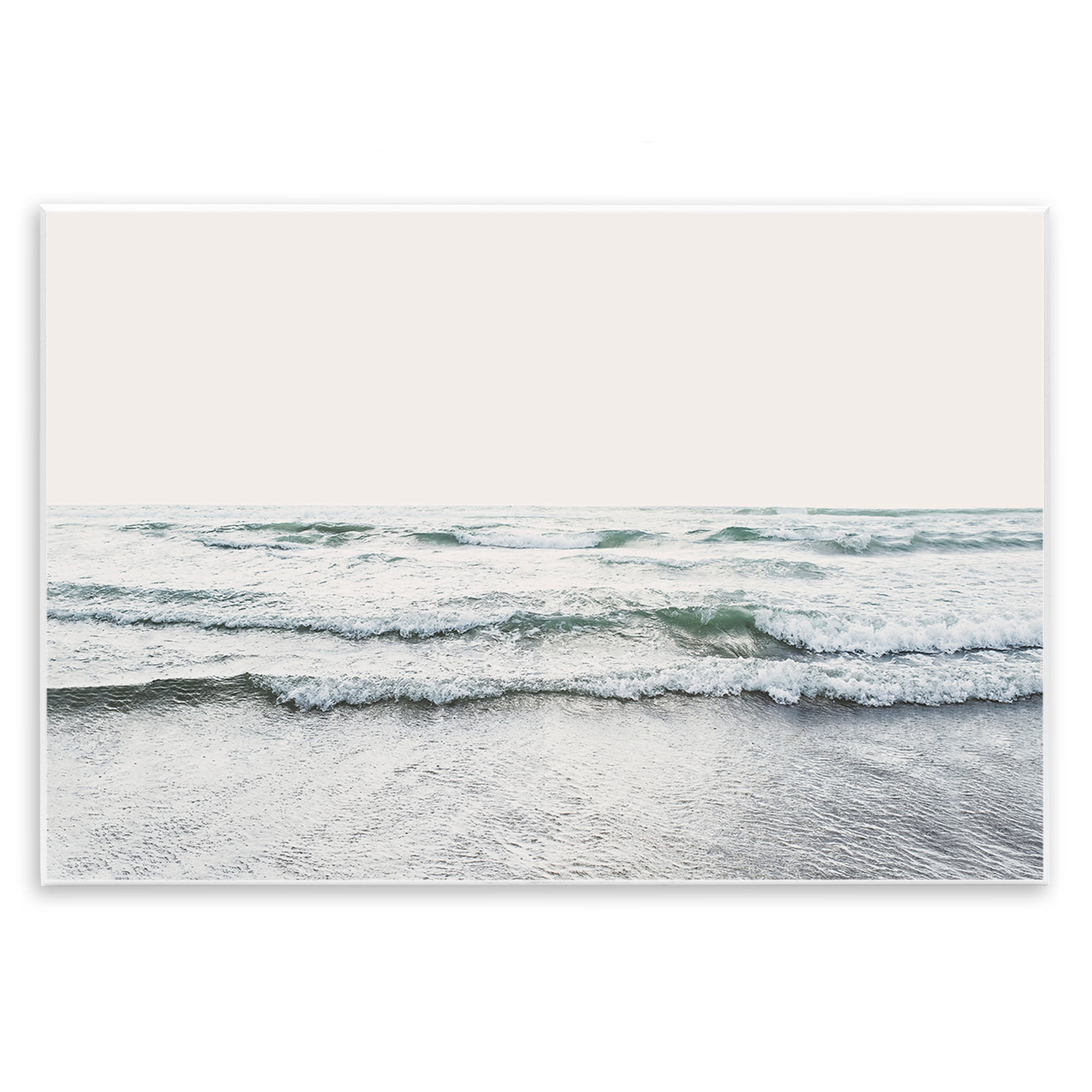 Stupell Industries Rolling Tide Waves Nautical & Beach Photography Unframed Art Print Wall Art, 19 x 13