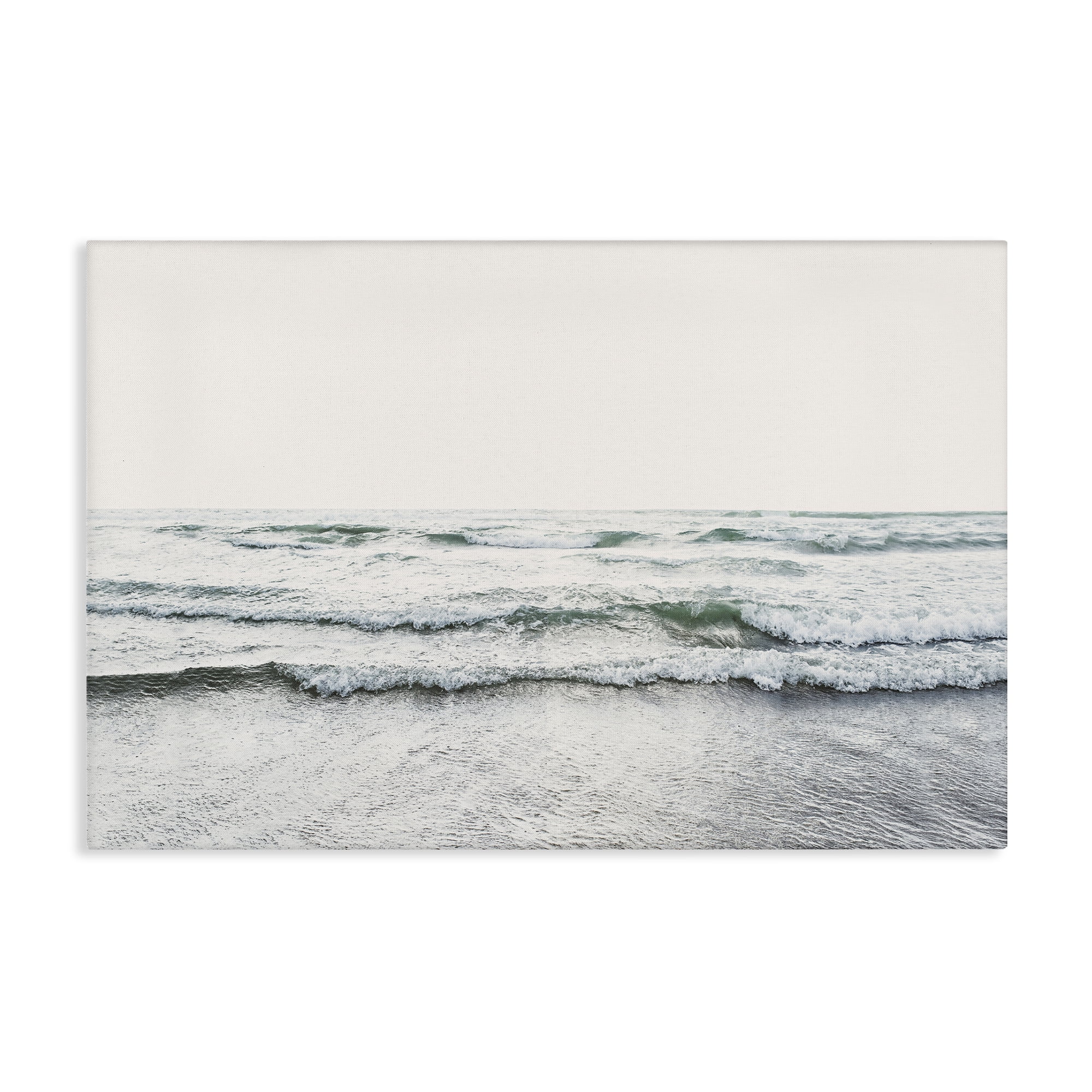 Stupell Industries Rolling Tide Waves Nautical & Beach Photography Wrapped Canvas Art Print Wall Art, 30 x 20