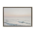 thumbnail image 1 of Stupell Industries Rolling Waves At Dawn Coastal Photography Brown Floater Framed Canvas Art Print Wall Art, 25 x 17, 1 of 1