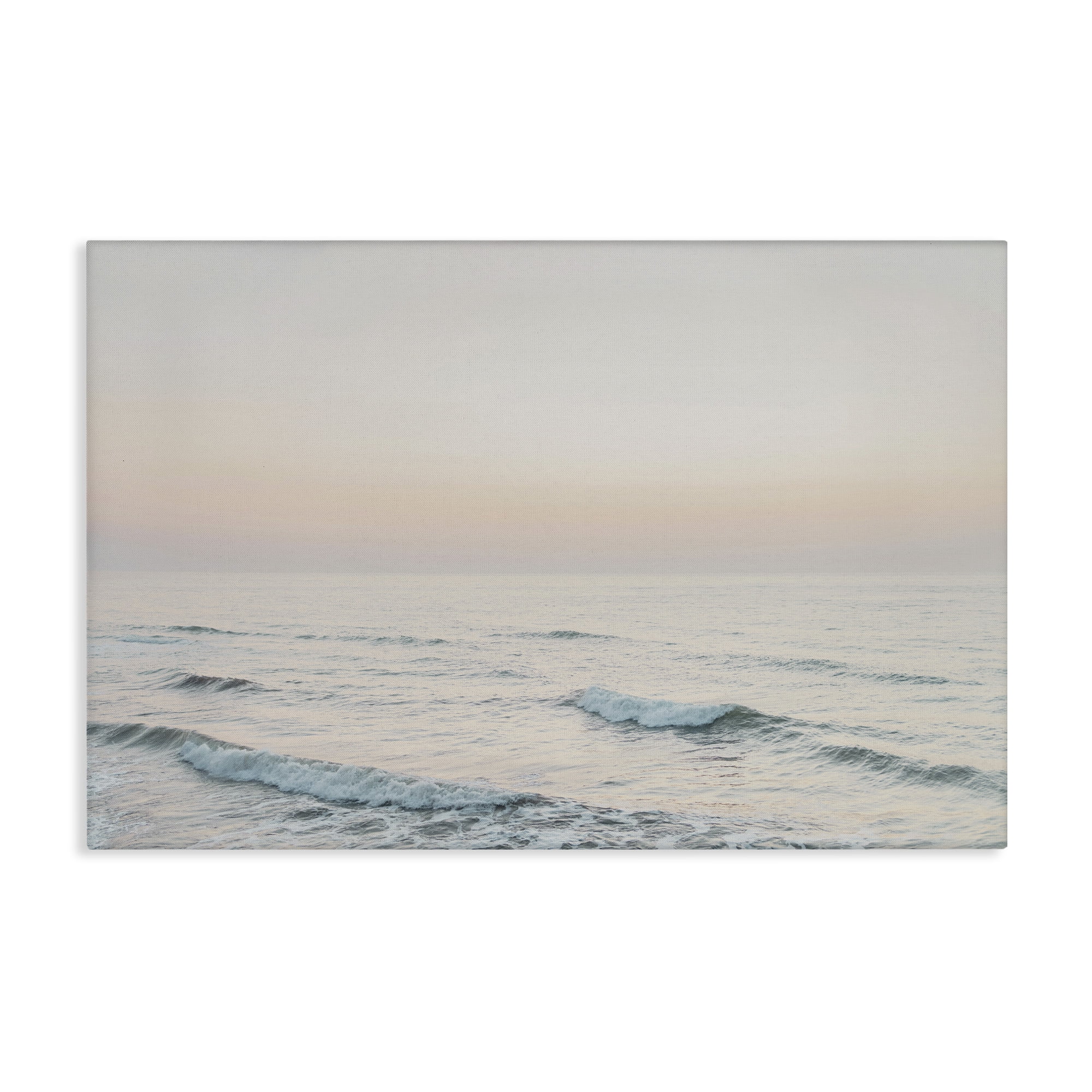 Stupell Industries Rolling Waves At Dawn Coastal Photography Gallery Wrapped Canvas Art Print Wall Art, 36 x 24