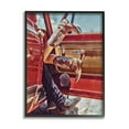 thumbnail image 1 of Stupell Industries Romantic Cowboy Boots Couple Transportation Painting Black Framed Art Print Wall Art, 24 x 30, 1 of 9