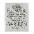 thumbnail image 1 of Stupell Industries Romantic Garden Phrase Plants & Flowers Painting White Framed Art Print Wall Art, 11 x 14, 1 of 2