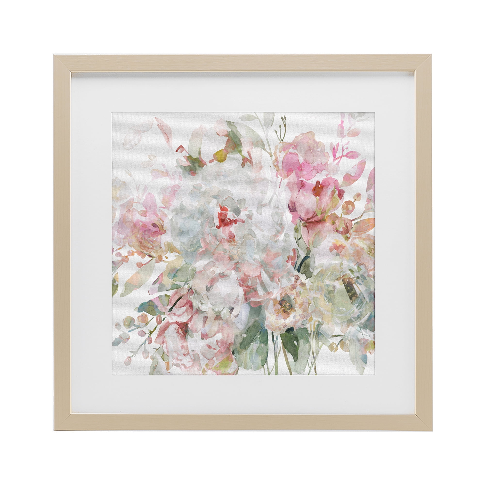 Stupell Industries Romantic Pastel Blossoms Birch Framed Print Under Glass, design by Carol Robinson