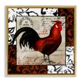 thumbnail image 1 of Stupell Industries Traditional Rooster & Vintage Post Gold Floating Frame Canvas Art, 25 x 25, by Sasha, 1 of 8