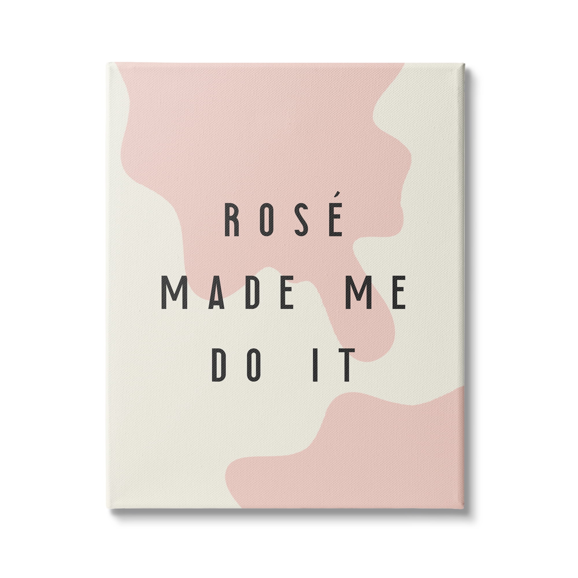 Stupell Industries Rose Made Me Do It Wine Pink Pattern, 16 x 20, Design by Daphne Polselli