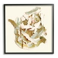 thumbnail image 1 of Stupell Industries Rose Plant Sliced Paper Pattern Neutral Abstract Collage,17 x 30, Design by Kamdon Kreations, 1 of 5