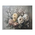 thumbnail image 1 of Stupell Industries Traditional Roses & Peonies on Gray Canvas Art, 20 x 16, by Petals Prints Design, 1 of 8