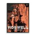 thumbnail image 1 of Stupell Industries Roswell New Mexico Desert UFOs Travel & Places Painting Black Framed Art Print Wall Art, 1 of 5
