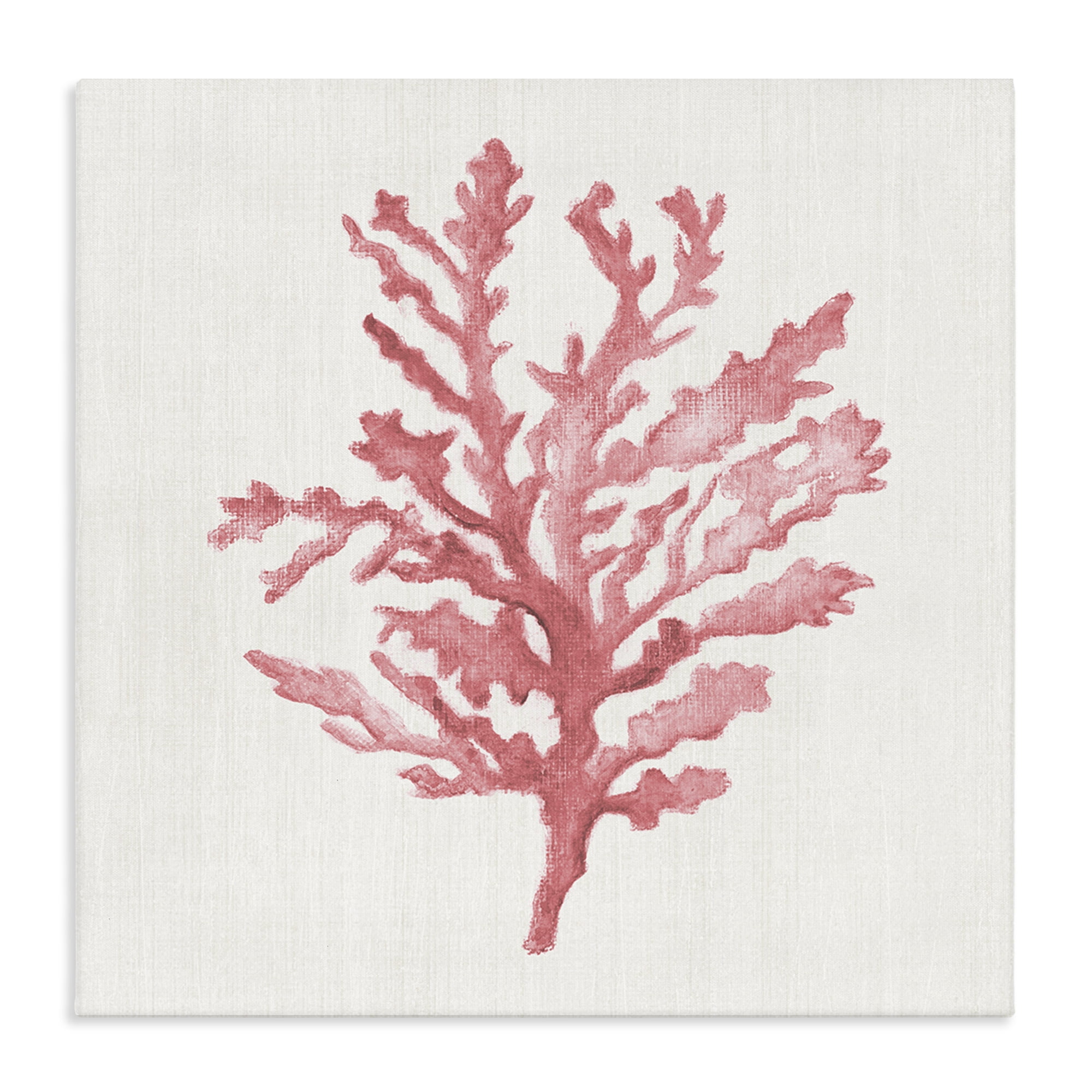 Stupell Industries Rosy Pink Coral Branch Canvas Wall Art, design by Janet Tava