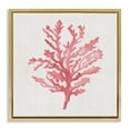 thumbnail image 1 of Stupell Industries Contemporary Rosy Pink Coral Branch Gold Floating Frame Canvas Art, 25 x 25, by Janet Tava, 1 of 8