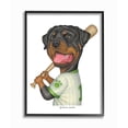 thumbnail image 1 of Stupell Industries Rottweiler Baseball Player Family Dog Sports Designed by Danny Gordan, 1 of 7