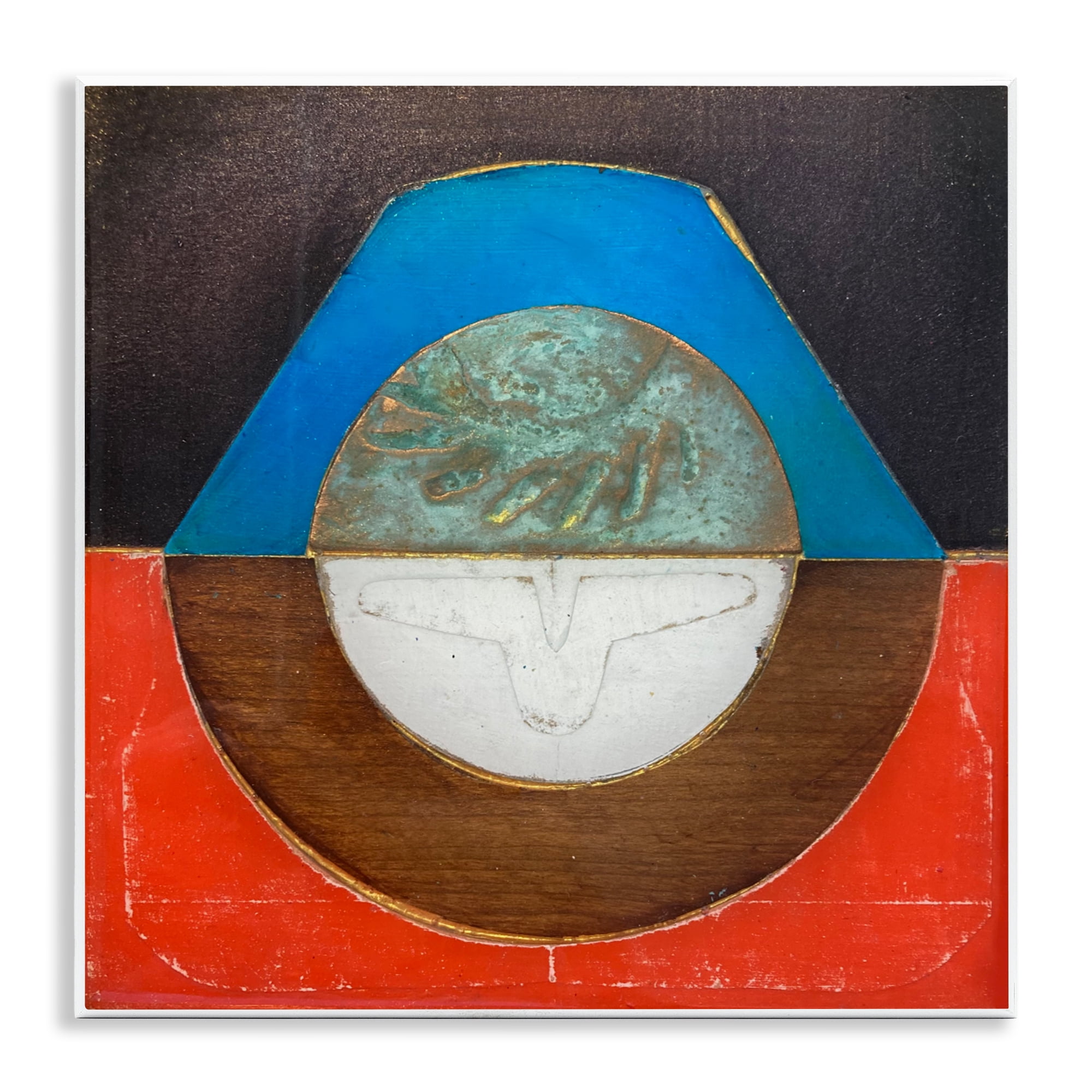 Stupell Industries Round Rustic Symmetry Wall Plaque Art, design by Matthew Finger