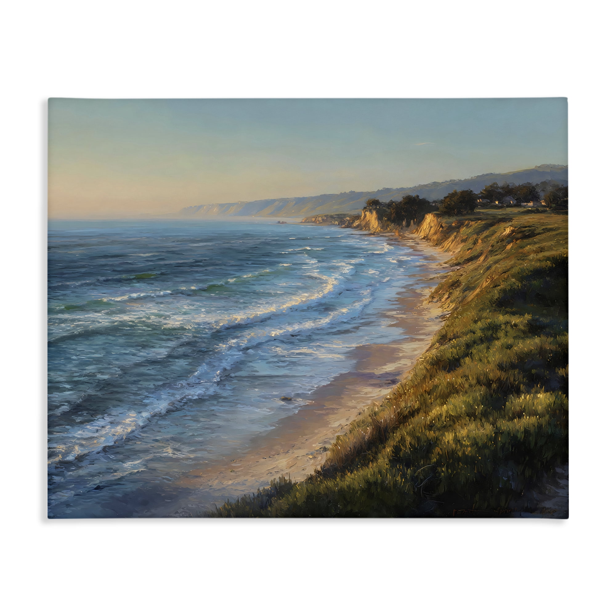 Stupell Industries Rounded Coastline View Canvas Wall Art, design by Franklyn Gregory
