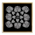 thumbnail image 1 of Stupell Industries Eclectic Rounded Symmetry Elementals Gold Floating Frame Canvas Art, 18 x 18, by El Perkin, 1 of 8