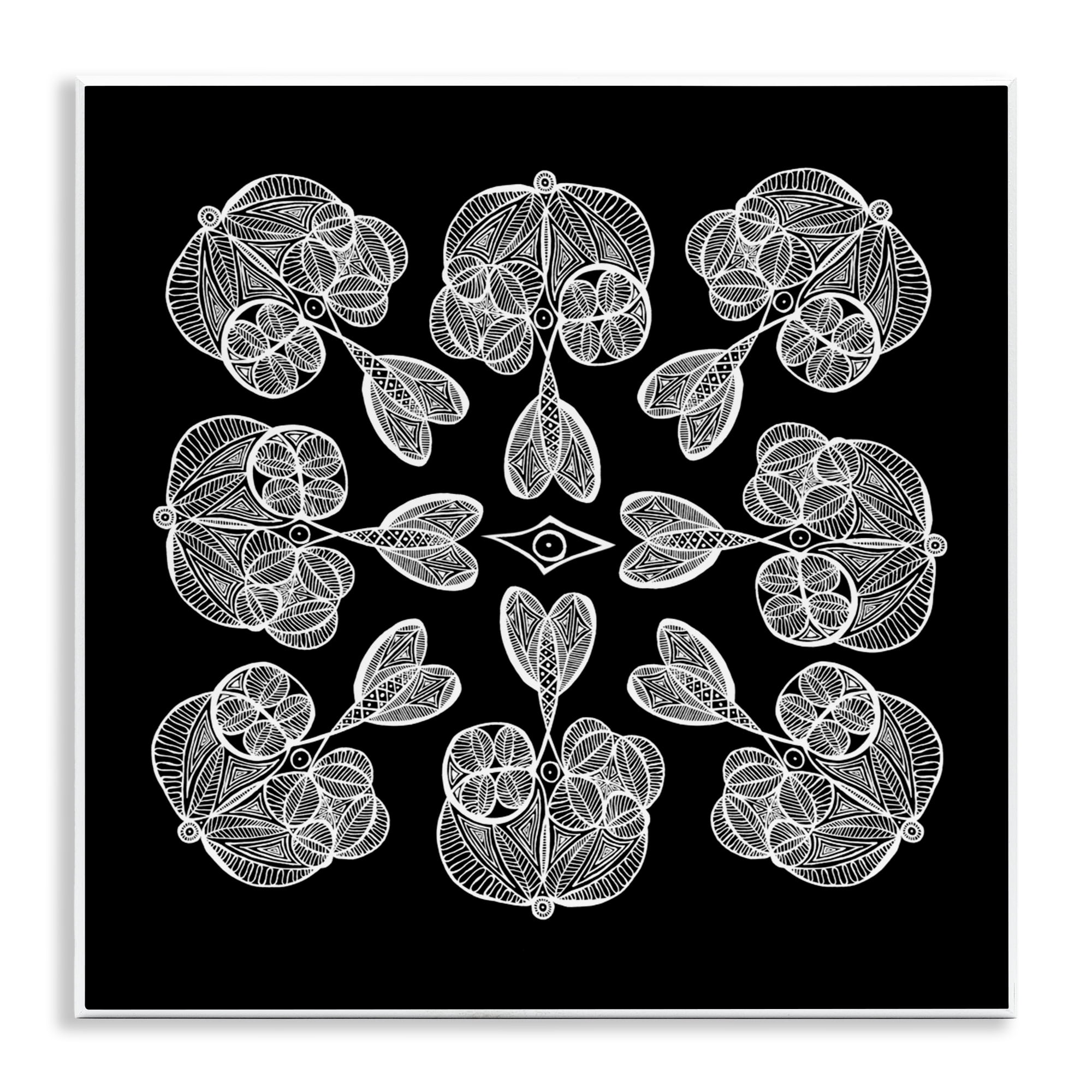Stupell Industries Rounded Symmetry Elementals Wall Plaque Art, design by El Perkin